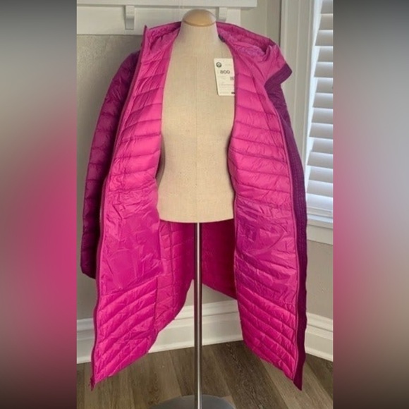 **JUST SOLD** Lands end puffer jacket XL pink - Picture 3 of 5